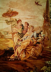 Asia, from a tapestry of the four corners of the world (detail)