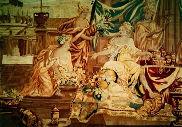 Asia, from a tapestry of the four corners of the world (detail)