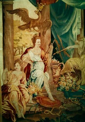 Europe, from a tapestry of the four corners of the world (detail)