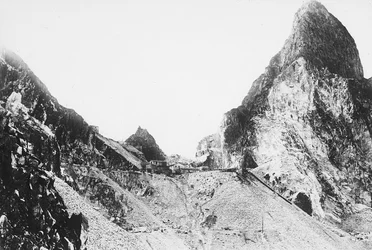 Marble quarry in the Apuan Alps, Tuscany