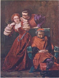 Silvia and Valentine (The Two Gentlemen of Verona) "This love of theirs myself have often seen, haply, when they have judged me fast asleep", from The Complete Works of William Shakespeare