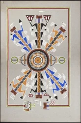 Drawings Depicting the Burial Place of 