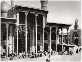 The Entrance Gate of the Kadimain Mosque Leading to the Tomb of the Imam Moosa Al Kadim