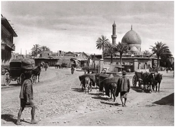 View of a Street from the North Gate, Baghdad, Iraq