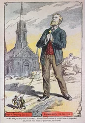Caricature from the Catholic magazine 
