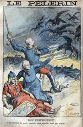 Dreyfus case. Too hasty: the clergymen and the army defend France by Jewish vultures and prevaricating judges