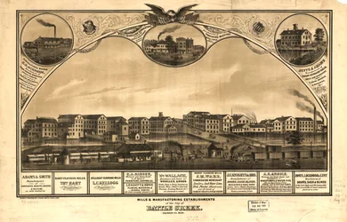Mills & Manufacturing Establishments of the City of Battle Creek, Calhoun Co., Mich.