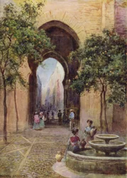 A Gate in Seville, Spain