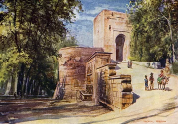 The Alhambra, Gate of Justice and the Emperor