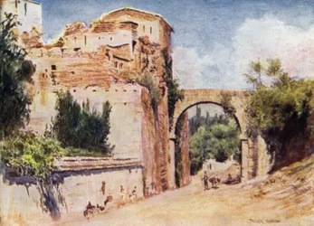 The Alhambra, Tower and Aqueduct