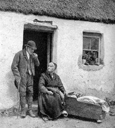 Waiting for the doctor in remote Galway, Ireland, 1922