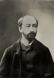 Portrait of the writer Eugene Muntz