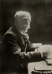 Portrait of the French painter Leon Augustin Lhermitte