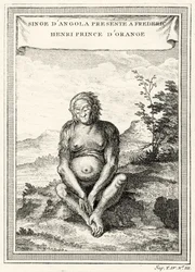 Illustration of the Orang-Outang Presented to Frederick Henry, Prince of Orange