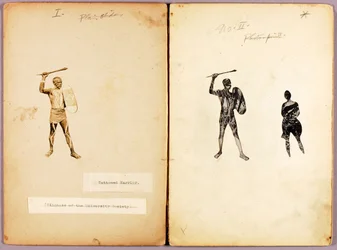 Tattooing--Single Warrior, Study Folder for Book Concealing Coloration in the Animal Kingdom