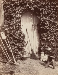 Doorway with Garden Implements, c. 1860