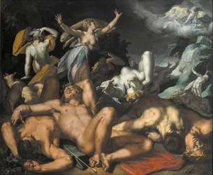 Apollo and Diana Punishing Niobe by Killing Her Children