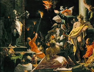 Judith Shows the Head of Holofernes to the People