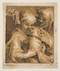 The Virgin and Child with St. Joseph