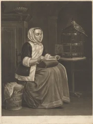Woman Sewing