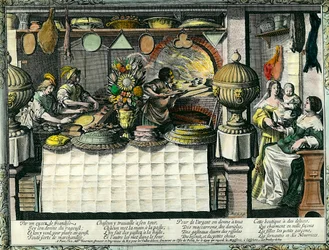 A pastry shop in the 17th century