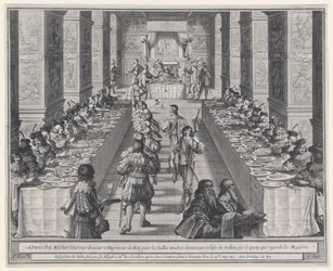 Arrangement of the Banquet, from “The Order of the Holy Spirit”