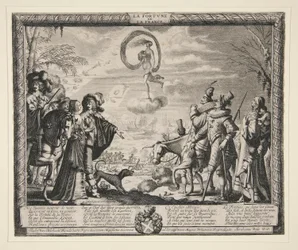 The Fortune of France, from a set of 4 prints