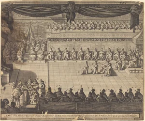 Meeting in the Chapel at Fontainebleau