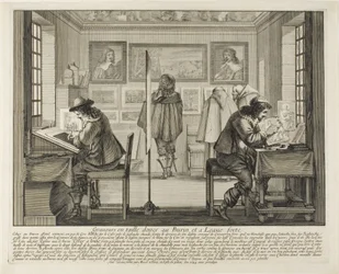 The Engraver and the Etcher, 1642