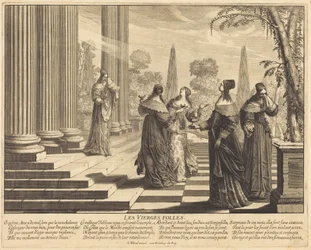 The Foolish Virgins Approaching the Temple