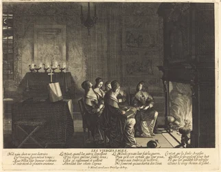 The Wise Virgins before the Fire