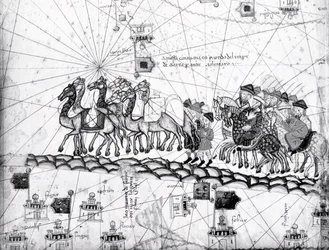 Merchants Travelling to Cathay, China, Following in Marco Polo