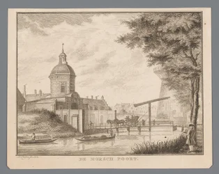 View of the Morspoort in Leiden