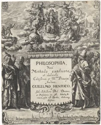 Allegory of Philosophy (Title Page for: Schuler, Johannes. Philosophi, 1663)