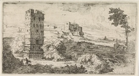 Landscape with Square Tower