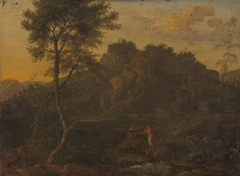 Nymph and Shepherd Making Music in a Landscape