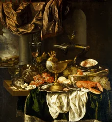 Still Life with Landscape, 1650s