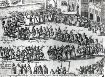 Procession for the wedding of Frederick V, Elector Palatine and Princess Elizabeth, c.1613