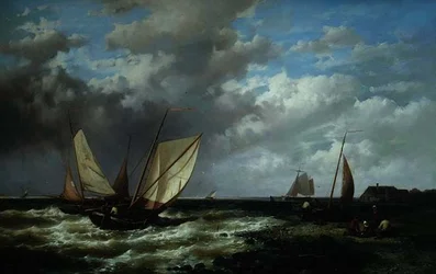 Coastal Landscapes with Fishing Vessels