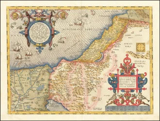 1573 Map of Palestine