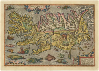 1591 Map of Iceland