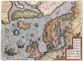 Map of Europe by Ortelius