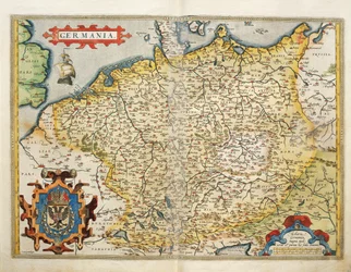 Map of Germany, from Theatrum Orbis Terrarum