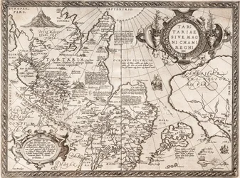 Map of Russia from Theatrum Orbis Terrarum