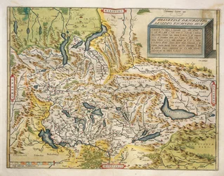 Map of Switzerland, from Theatrum Orbis Terrarum