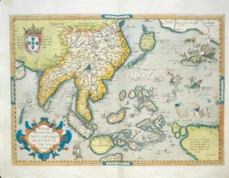 Map of the Indies, from Theatrum Orbis Terrarum