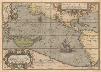 Maris Pacifici From Theatrum orbis terrarum