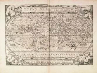 Planisphere from Theatrum Orbis Terrarum