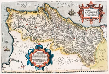 Portuguese Geography Map from 