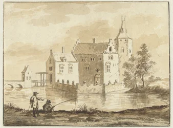 The House Munniekenhof near the Village of Grijpskerk in Walcheren